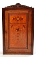 Lot 1279 - A 19th Century mahogany corner cabinet, with...