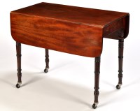 Lot 1305 - A George IV mahogany Pembroke table, the top...