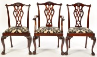 Lot 1313 - A set of 20th Century George III style dining...