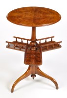 Lot 1316 - A 19th Century style burr walnut veneered...