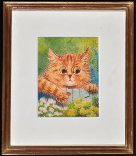 Lot 186 - Louis Wain (1860-1939) ''The New Penny'',...