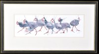 Lot 188 - Mary Ann Rogers (Contemporary) ''Seven Turkeys'...