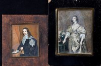 Lot 196 - After Anthony Van Dyck (1599-1641) Miniature...