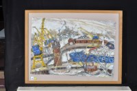 Lot 313 - Richard Hobson (Contemporary) A view on the...