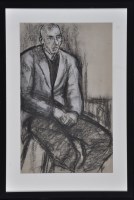 Lot 333 - Tom McGuinness (1926-2006) ''Seated Man, Hands...