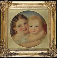 Lot 397 - 19th Century British School Portrait of a girl...