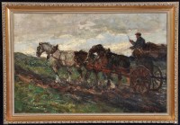 Lot 404 - John Falconar Slater (1857-1937) A horse-drawn...