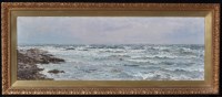 Lot 406 - John Falconar Slater (1857-1937) Waves...