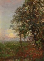 Lot 411 - John Falconar Slater (1857-1937) Trees at...