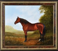 Lot 428 - Andrew Alexander (20th Century) A bay hunter...