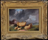 Lot 431 - Manner of Charles Jones (1836-1902) Sheep on a...