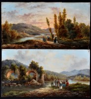 Lot 466 - Anton Schoth (German 1859-1906) Pastoral...