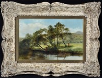 Lot 475 - John Surtees (1819-1915) ''A trout stream in...