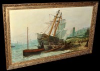 Lot 490 - Bernard Benedict Hemy (1845-1913) Ship...