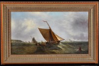 Lot 499 - After Carl Brennir (1850-1920) ''Fishing boats...