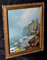 Lot 509 - Thomas Harper (1820-c.1889) ''Tantallon Castle'...