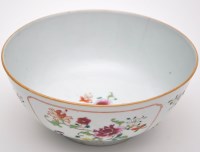 Lot 533 - Chinese Famille Rose bowl, the sides painted...