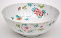 Lot 536 - Chinese Famille Rose punch bowl, circa late...