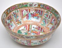 Lot 557 - A Chinese Famille Rose Canton bowl, with...