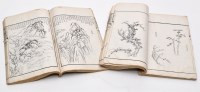 Lot 604 - Two Chinese block printed books, in the manner...