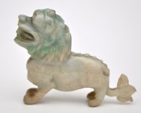 Lot 613 - Chinese hardstone, possibly jadeite figure of...