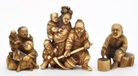 Lot 637 - Three late 19th Century Meiji period Japanese...