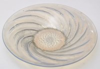 Lot 682 - Lalique 'Poisson' opalescence glass dish, with...