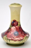 Lot 721 - Moorcroft 'Anemone' pattern lamp of squat...