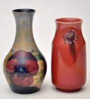 Lot 728 - Moorcroft 'Flamminian Ware' vase, the neck...