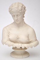 Lot 741 - Parian ware figure of a classical maiden about...