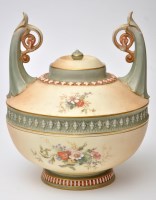 Lot 770 - Royal Worcester ancient Greek influenced jar...