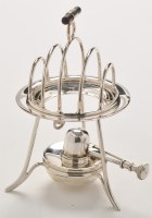 Lot 801 - A toast/crumpet warmer, by Asprey & Co.,...