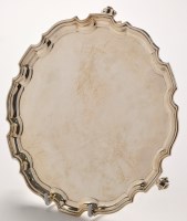 Lot 824 - An Elizabeth II salver, by Wakely & Wheeler,...