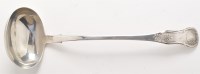 Lot 853 - A Victorian soup ladle, by J.C., Edinburgh...