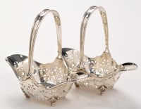 Lot 858 - A pair of Edwardian bon-bon baskets, by J....