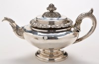 Lot 868 - A William IV teapot, by James McKay, Edinburgh...