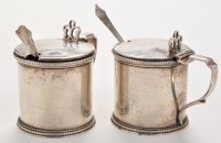 Lot 872 - A pair of Victorian mustard pots, by William...