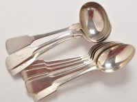 Lot 884 - A pair of William IV sauce ladles, by William...