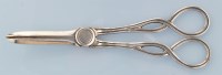 Lot 901 - A pair of Victorian silver grape scissors, by...