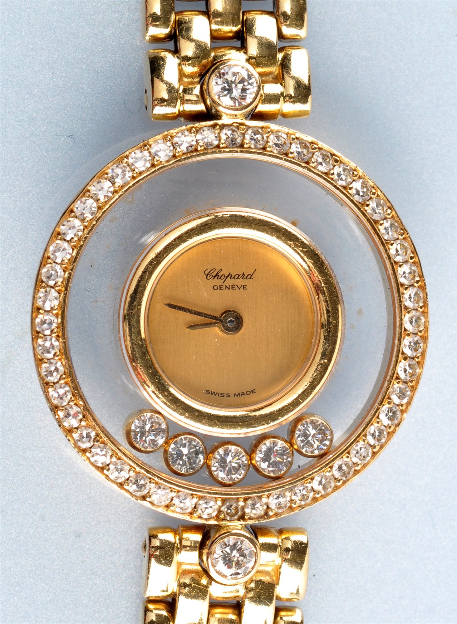 Lot 921 Chopard a lady s Happy Diamonds Wristwatch