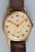 Lot 926 - Tudor: a 1950's gentleman's 9ct. gold cased...