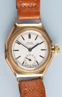 Lot 935 - Rolex Oyster: a gentleman's 9ct. gold...