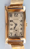 Lot 937 - Walker & Hall: a 1930's 9ct gold gentleman's...