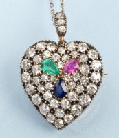 Lot 984 - A late 19th Century heart pattern...