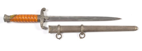 Lot 1061 - A German Third Reich army officers dagger, by...