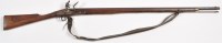 Lot 1094 - A 19th Century Indo Persian flintlock rifle,...