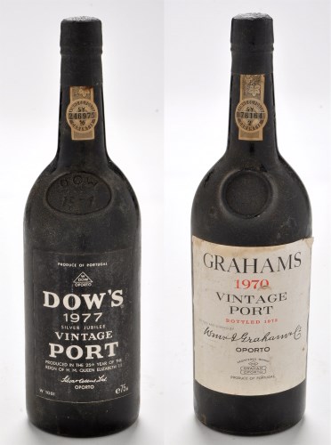 Lot 1141 - A bottle of Grahams 1970 vintage Port;...