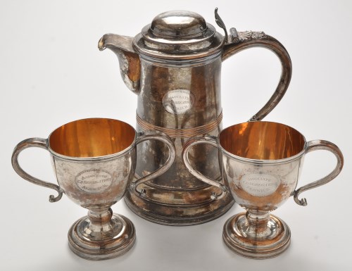 Lot 1147 - A pair of first half 19th Century two-handled...