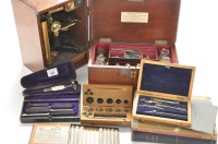 Lot 1169 - A 19th Century mahogany chemists cabinet, the...
