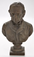 Lot 1200 - An early 20th Century Spelter bust model,...